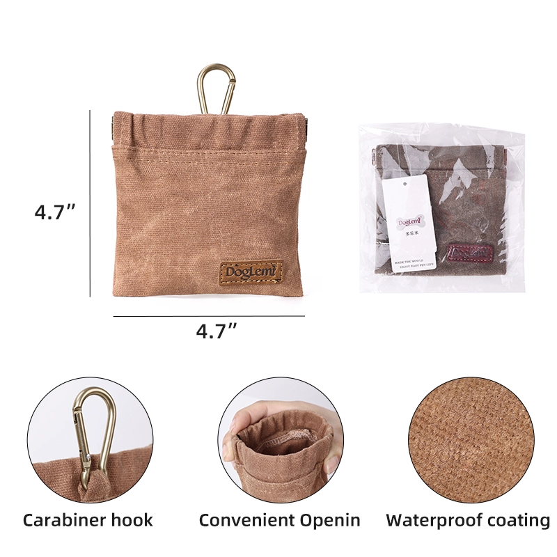 Bolsa de trato de mascota de estilo retro