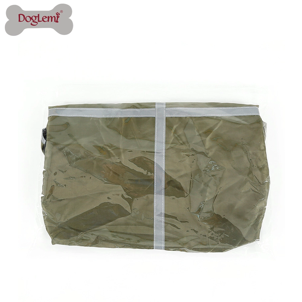Reversible karierte Hundewestejacke