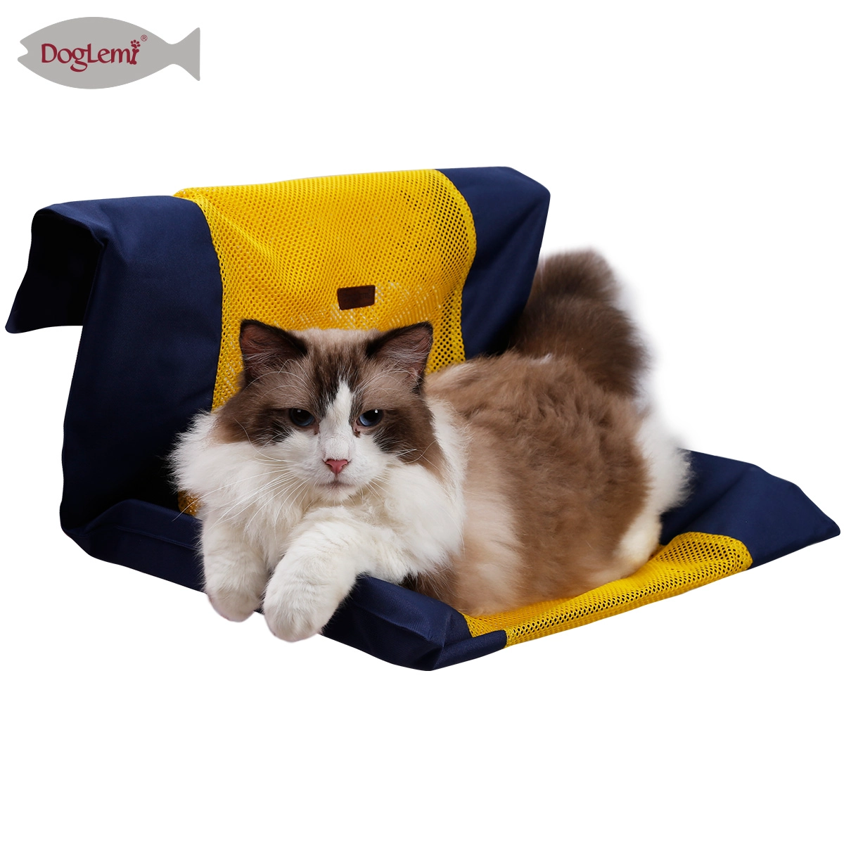 Hängende Betttuchabdeckung der Sommermaschen-Katze