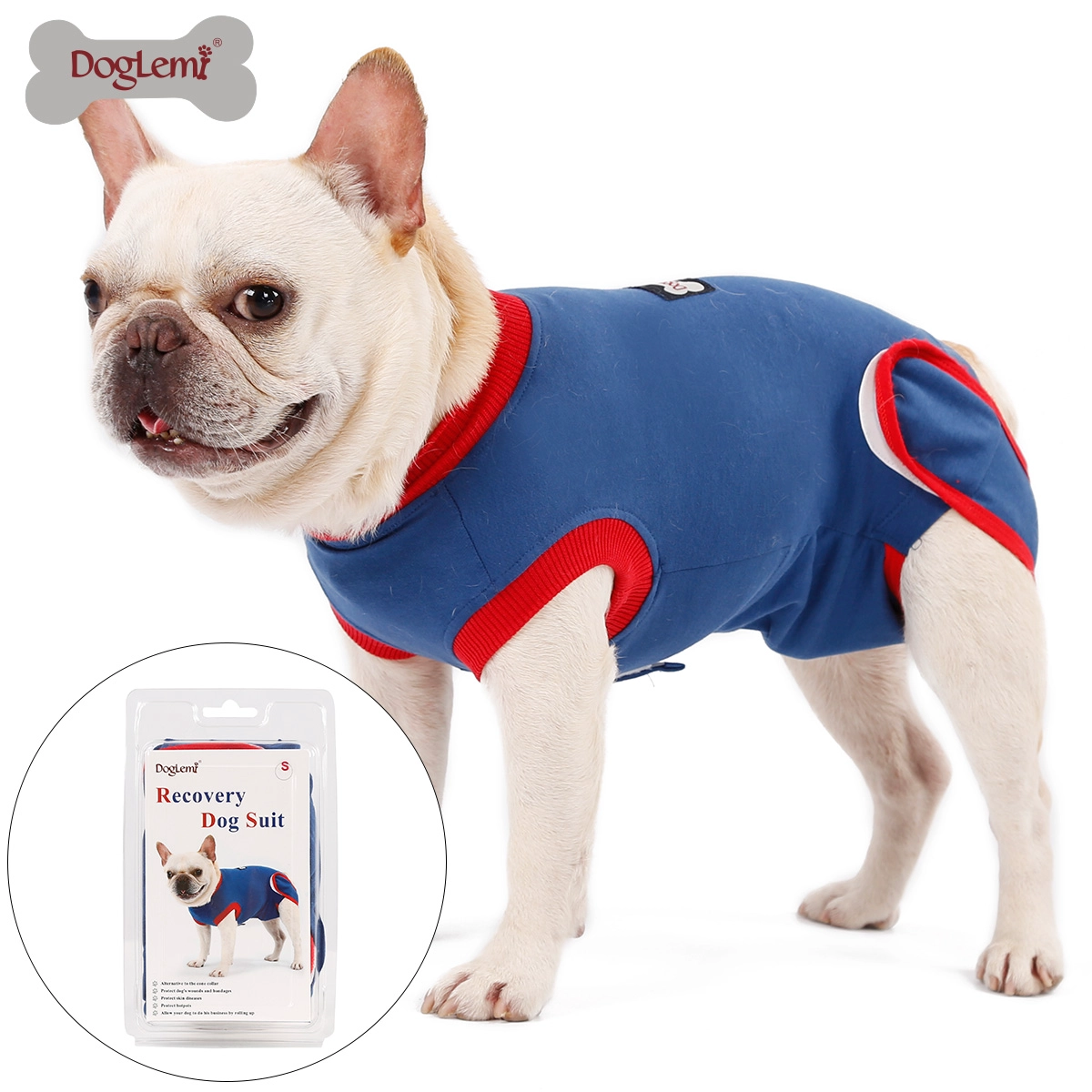 Recuperación de cirugía ropa para perros.