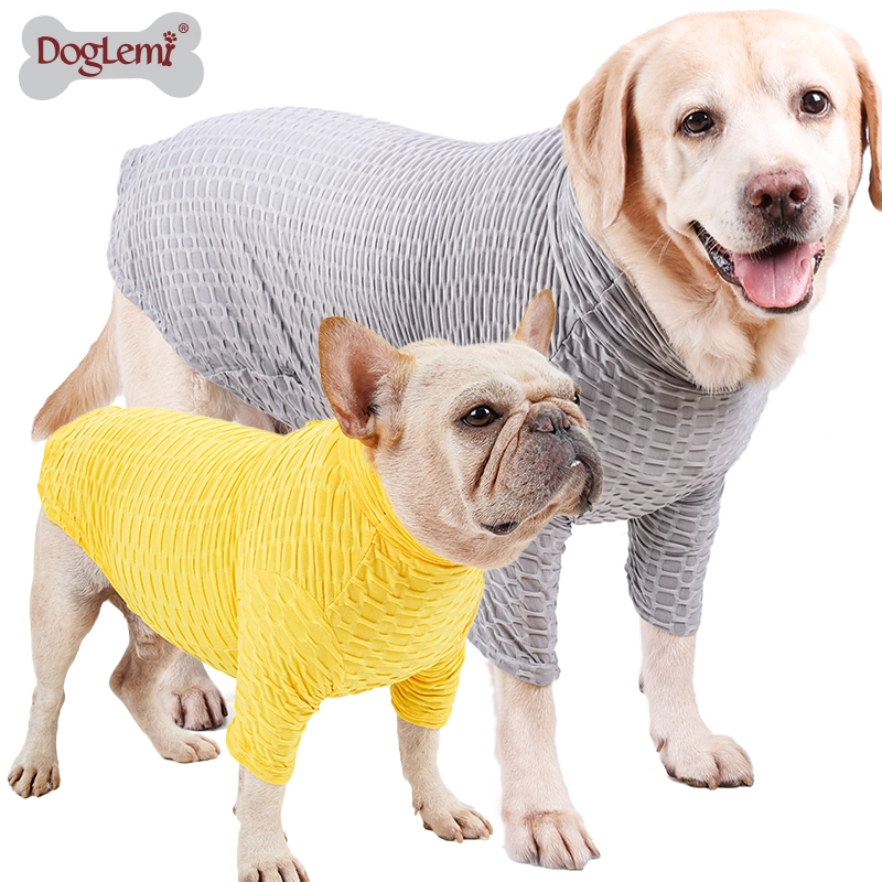 Winter Autumn Pet Sleeve Tops High Collar Dog Clothing Keep Warm Pet Apparel