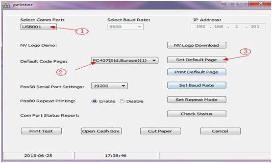 How to Set the Code Page for 80mm Thermal Receipt Printer?