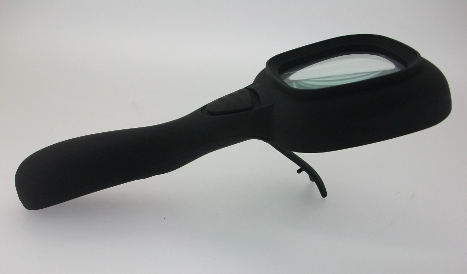600558-2 2014 china heißer Verkauf hand hoher Vergrößerung Lupe mit LED