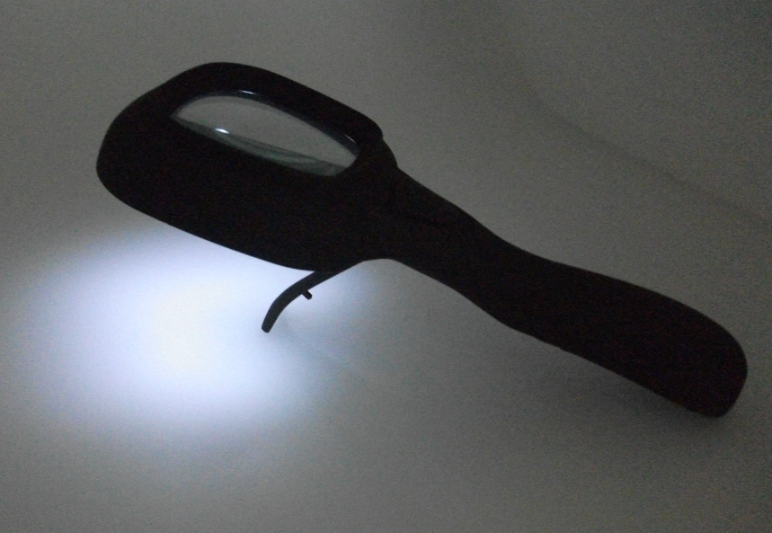 600558-2 2014 china heißer Verkauf hand hoher Vergrößerung Lupe mit LED