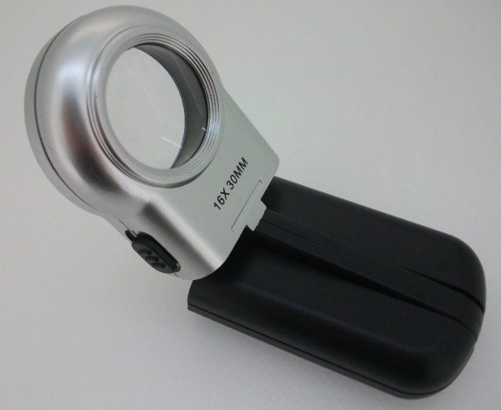 7006 Folding Magnifier Portable LED Magnifier,Illuminated Jewelry Magnifier