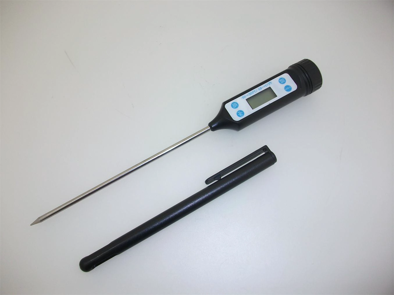 HT-9264 Cooking Waterproof Digital Thermometer with Long Stainless Probe
