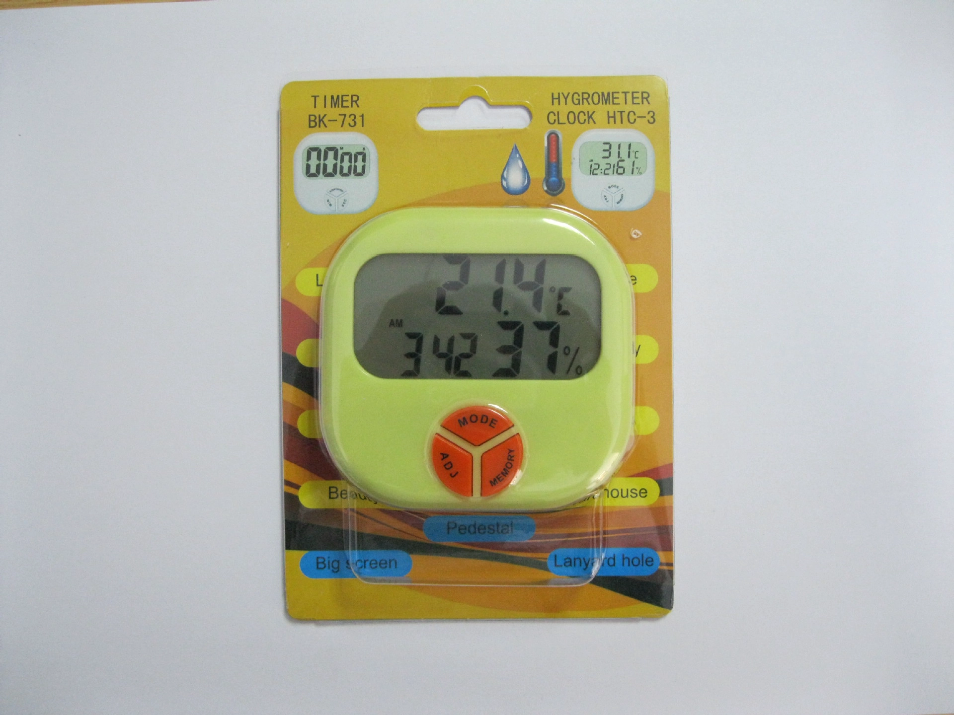 HTC-3 digitale temperatuur en vochtigheid meter, draagbare temperatuur en vochtigheid Meter, Milieu temperatuur en vochtigheid Meter