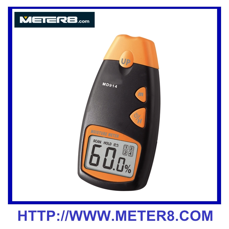 MD914 4-pins Digital Ξυλεία σε υγρασία μετρητής, Ξυλεία σε υγρασία μετρητής