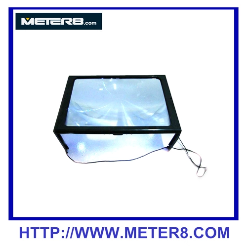 MF216LED Loupe de bureau avec la lumière, LED Loupe pour la lecture des journaux, loupe de lecture