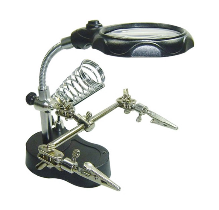 MG16126A magnifying glass with stand ,Bifocal lens,provides two level magnification