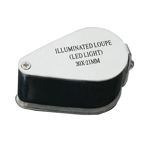 MG21007 Folding LED Illuminated Jewelry Loupe, Custom Loupes
