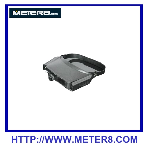MG81007 Head μεγεθυντικός φακός με φως, LED μεγεθυντικός φακός με πλαστική Πλαίσια, Χέρι δωρεάν μεγεθυντικός φακός