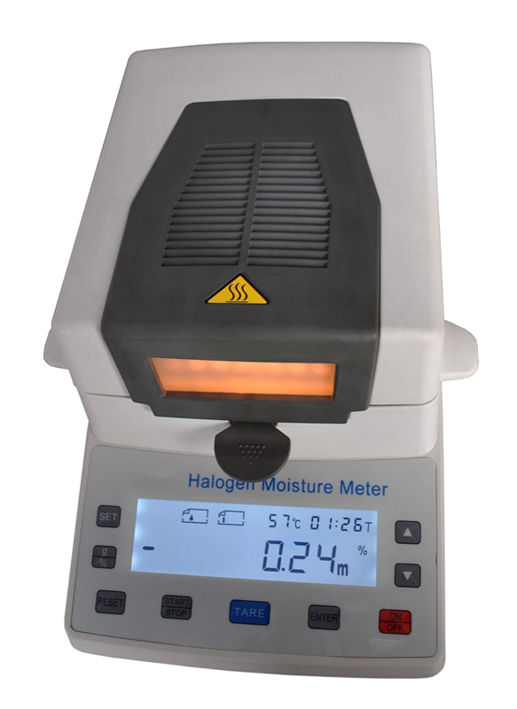 New Type of High-speed Infrared Moisture Test Instrument Halogen Moisture Meter MS110
