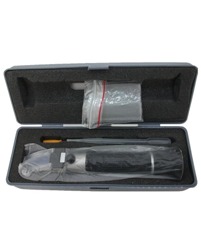 REF401 Hot Sale Hand Held bateria Refratômetro, Refrigerantes Refratômetro