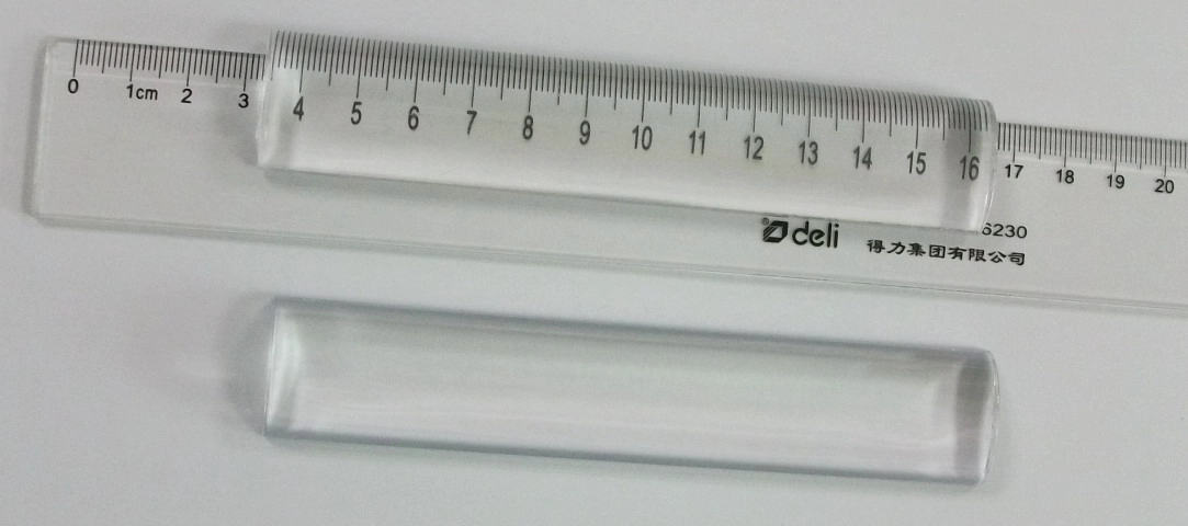 RU-I ruler a magnifying glass,magnifying ruler
