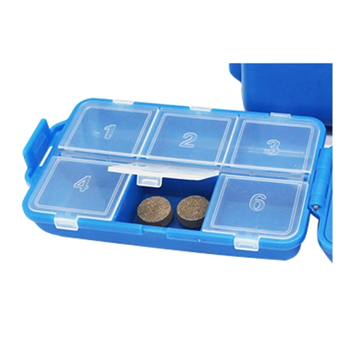 TX108B Pill Case with Alarm Reminder 6 Compartments for Pills/Medicine.