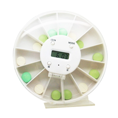 TX2092A 14-Отсеки Pill Box с Time & Alarm