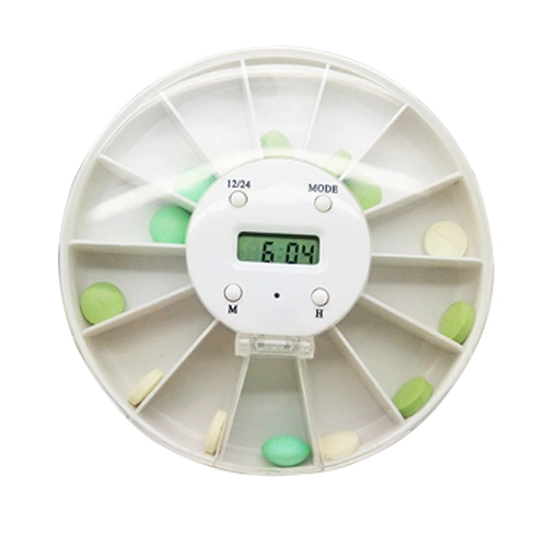 TX2092A 14-Отсеки Pill Box с Time & Alarm