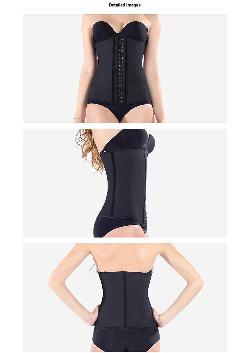 W0321-Classic-Latex-Waist-Cincher_02_china waist shaper factory