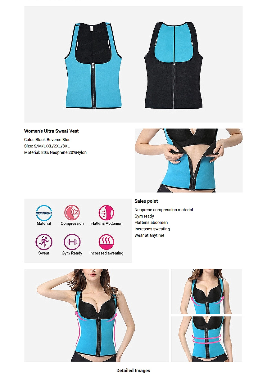 U0502-Women-Ultra-Sweat-Vest_01_China Sauna Vest factory