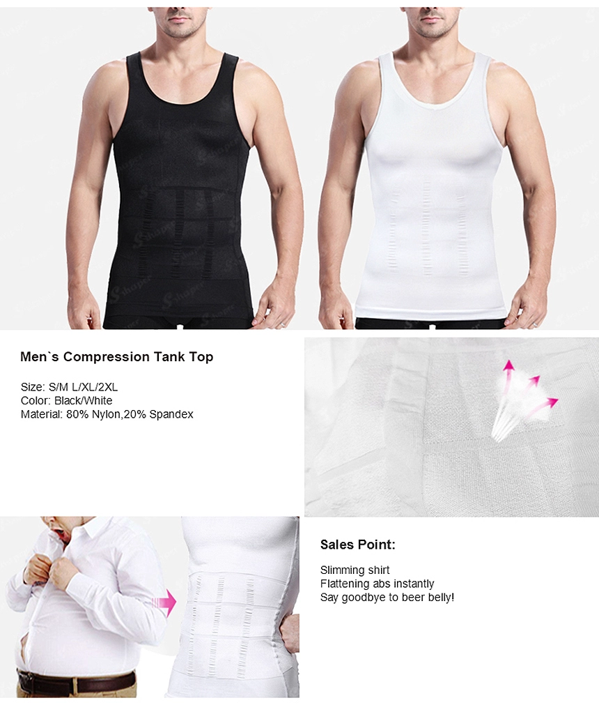 W0355-Men`s-Compression-Tank-Top_01_china Slimming shirt factory