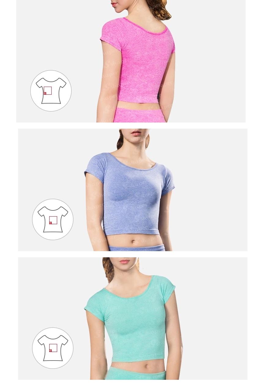 Yoga Short Sleevae Shirt Manufacturer_03