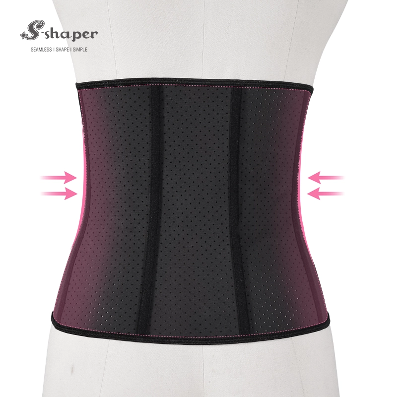 Breathable Latex 9 Steel Boned Waist Trainer Factory