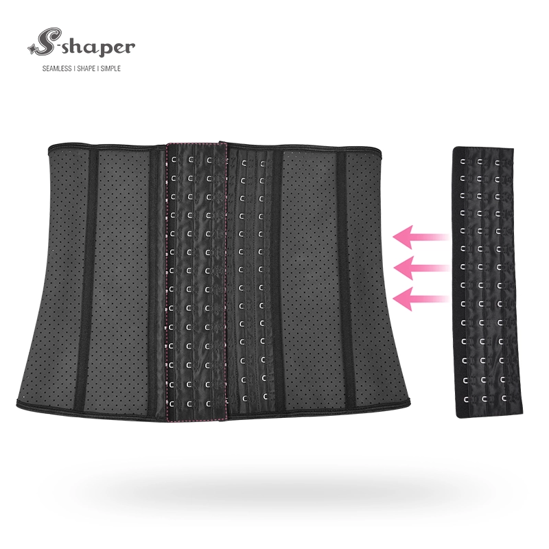 Breathable Latex 9 Steel Boned Waist Trainer Factory