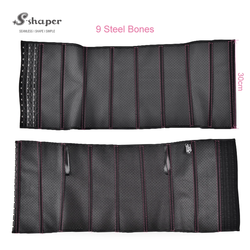 Breathable Latex 9 Steel Boned Waist Trainer Factory