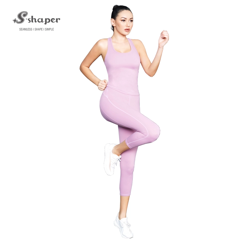 Custom Plus Size Yoga Pants Leggings Sports Vest Suits Factory