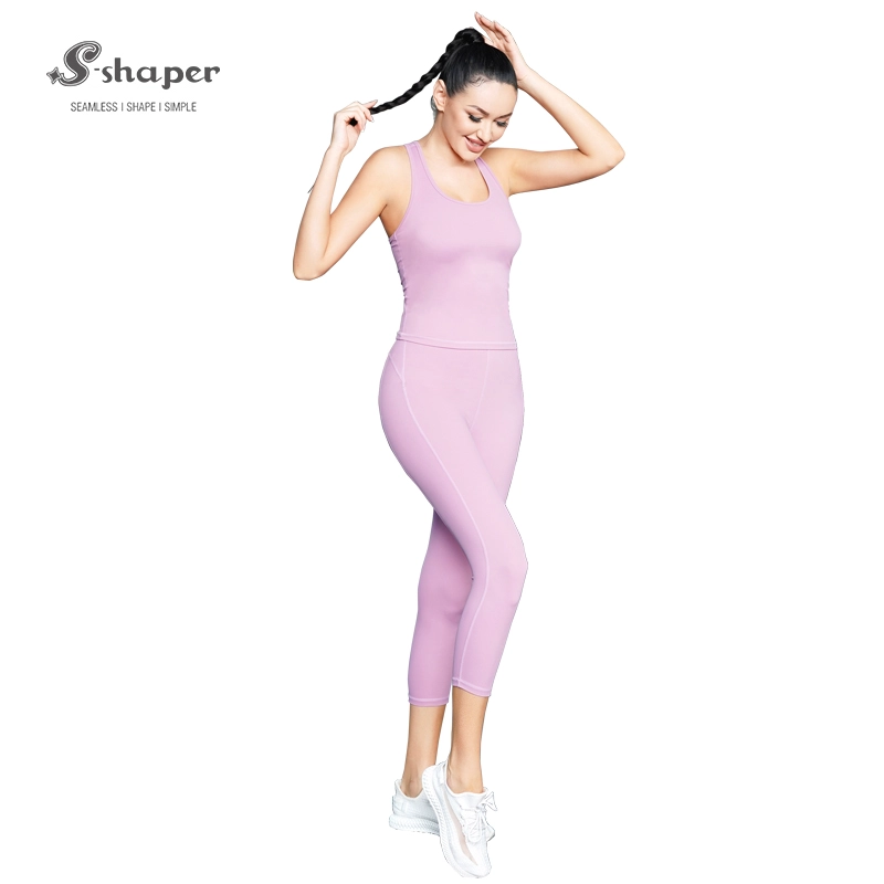 Custom Plus Size Yoga Pants Leggings Sports Vest Suits Factory