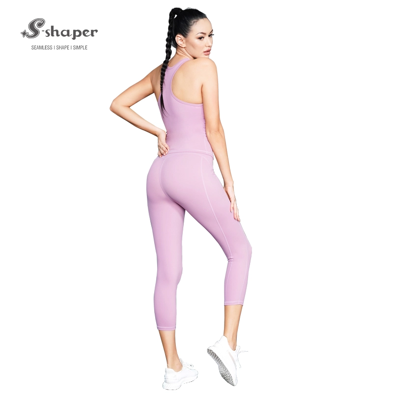 Custom Plus Size Yoga Pants Leggings Sports Vest Suits Factory