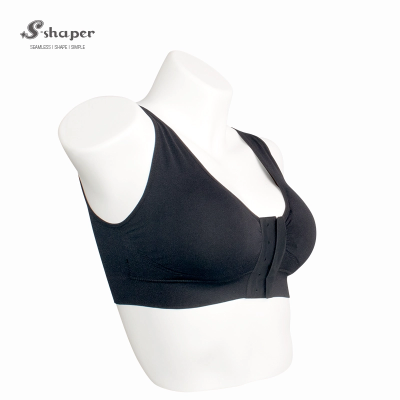 Front Close Skin Color Sports Bra On Sales