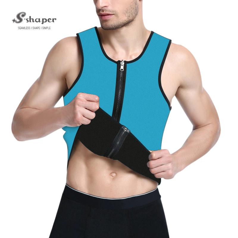 Front Closure Men's Compression Sweat Top Manufacturer
