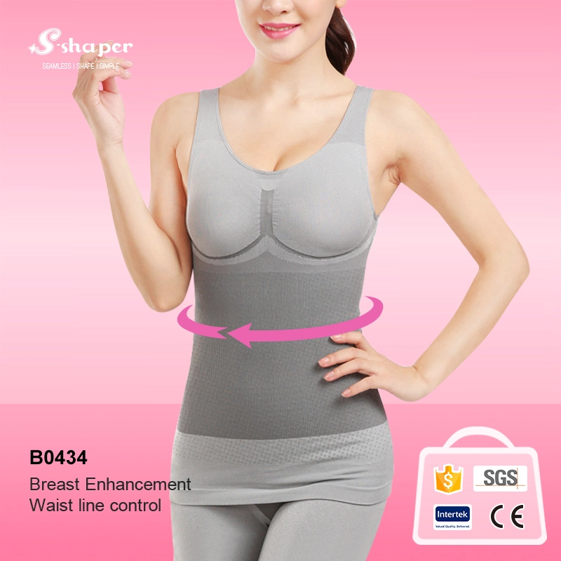 High Quality Tourmaline Bamboo Slimming Tank Tops Supplier