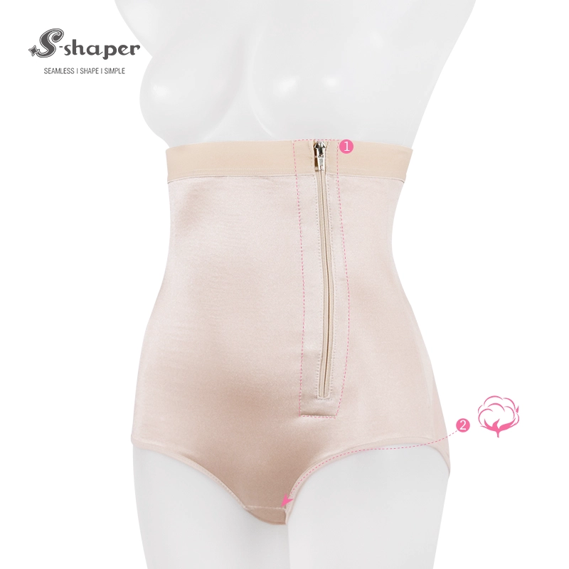 High Waist Briefer with Side Zip Manufacturer
