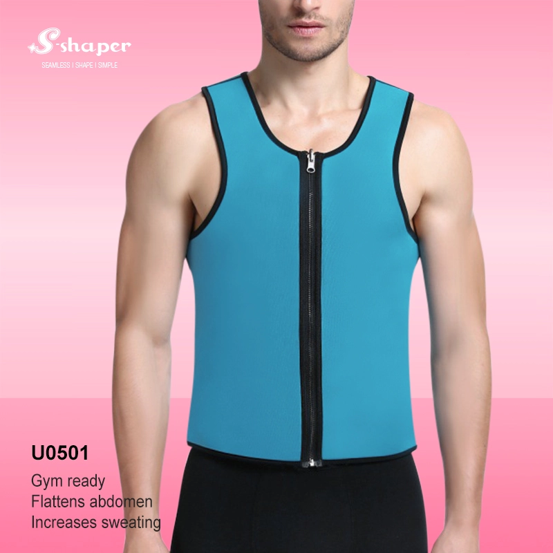 Men's Ultra Sweat Enhancing Thermal Vest With Zipper Manufacturer