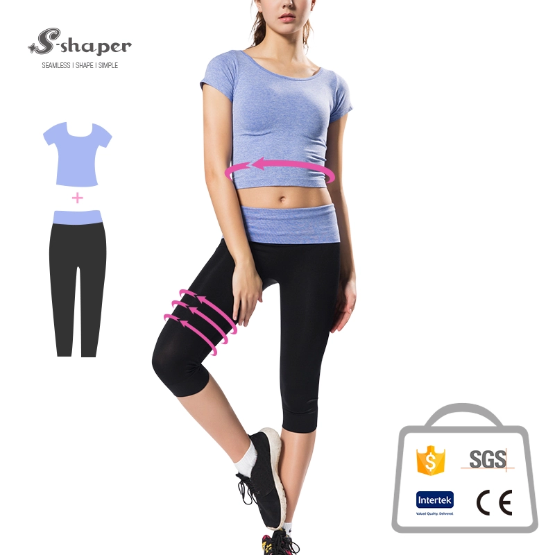 Nylon Sportswear Crop Hosenanzug Lieferant