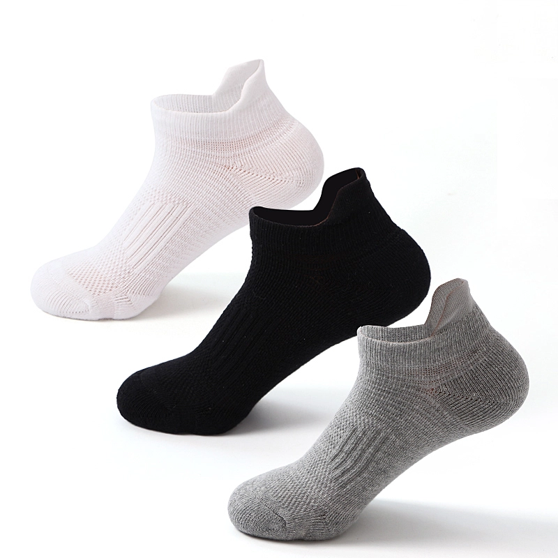 Oem Custom Logo Black 100% Cotton Sports Cute Support Brace Compression Men Ankle Sock