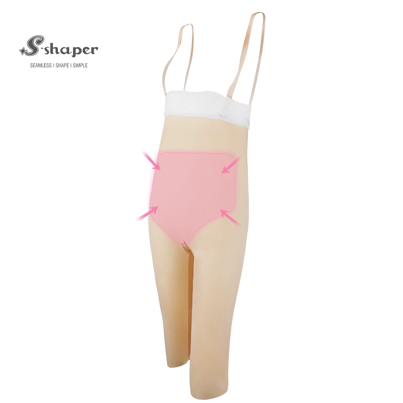Open crotch design Lace Full Body Shaper Factory