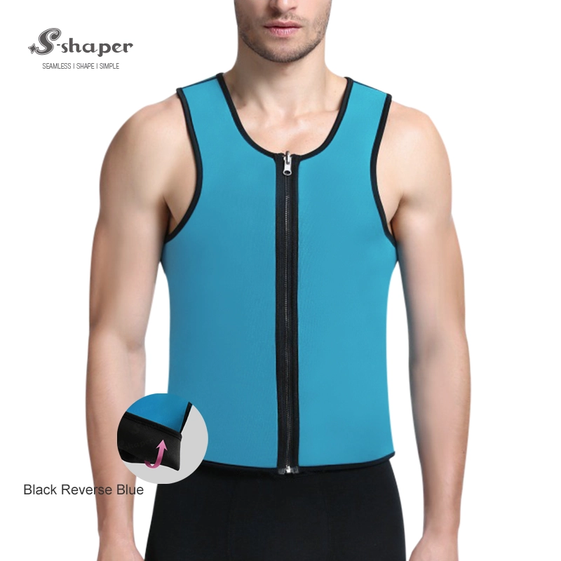 Revisible Men's Sauna Sweat Vest Manufacturer