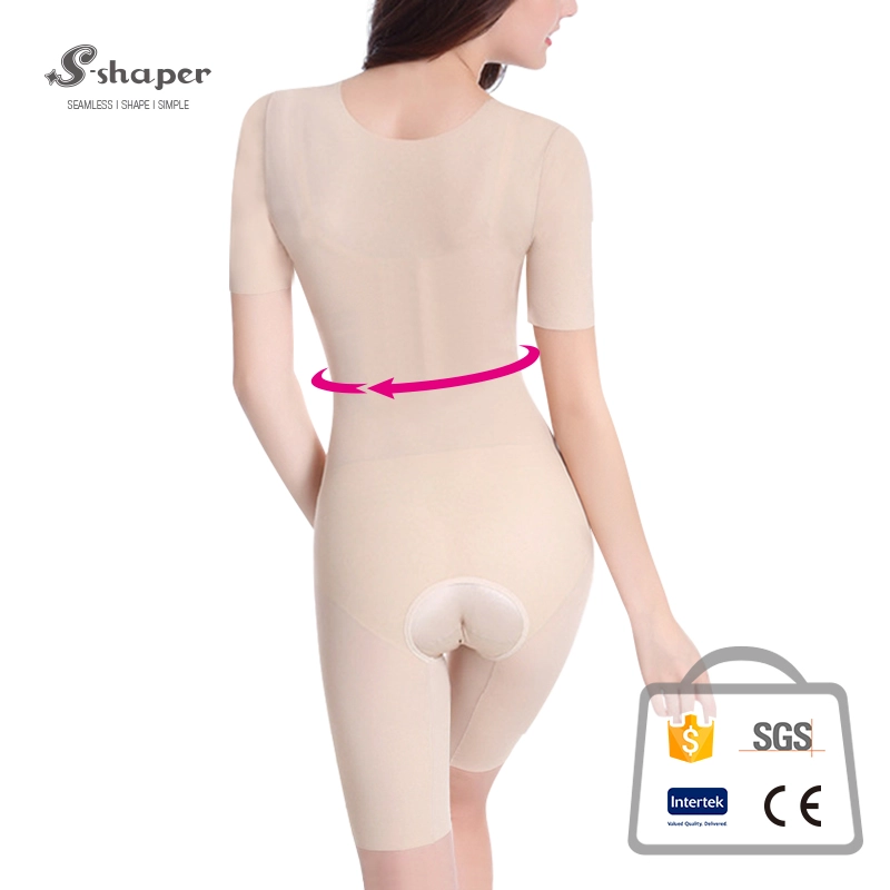 Slim Full Burn Fat Short Sleeve Body Shaper Wear On Sales