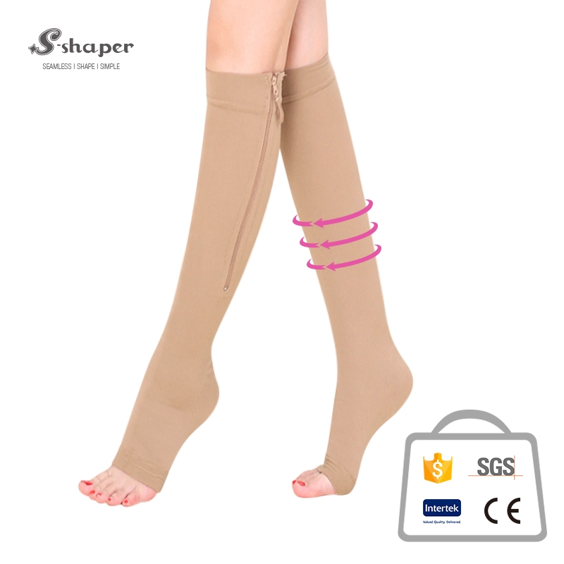 Soothe Varicose Veins Open Toe Leg Sleeves Supplier