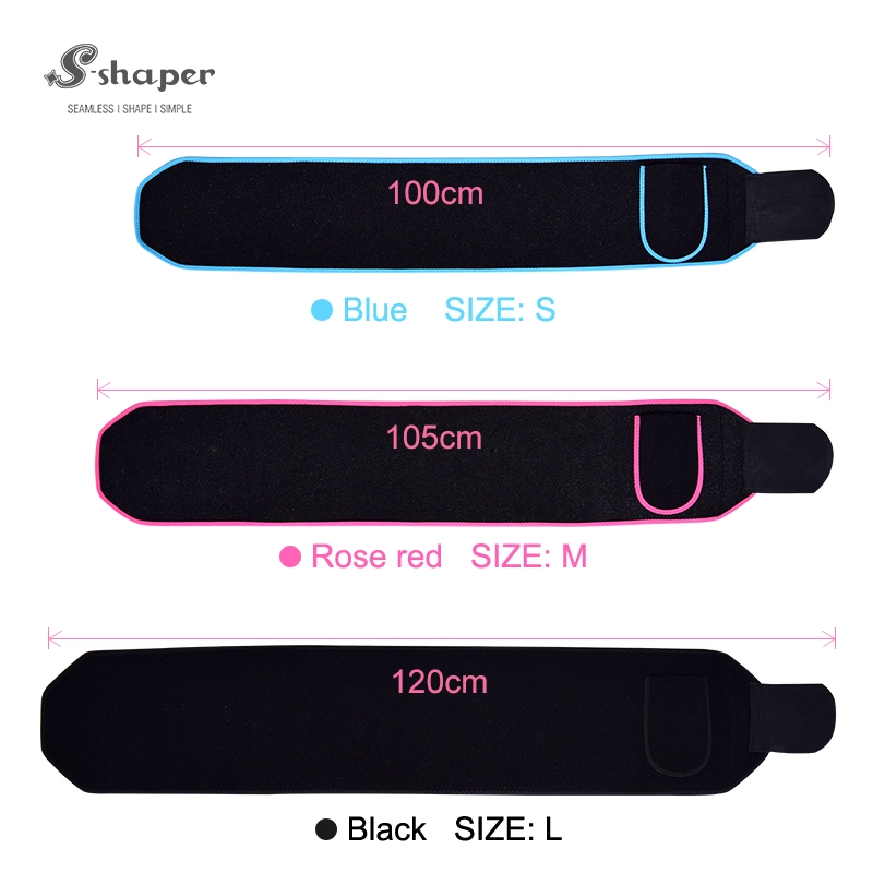 Sport Neoprene Girdle Sweat Belt with Phone Pocket manufacturer