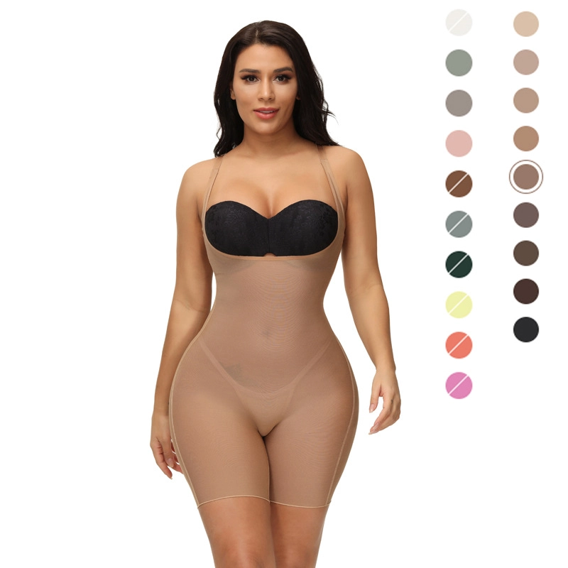 Square Neckline Double layered Invisible Bodysuit supplier