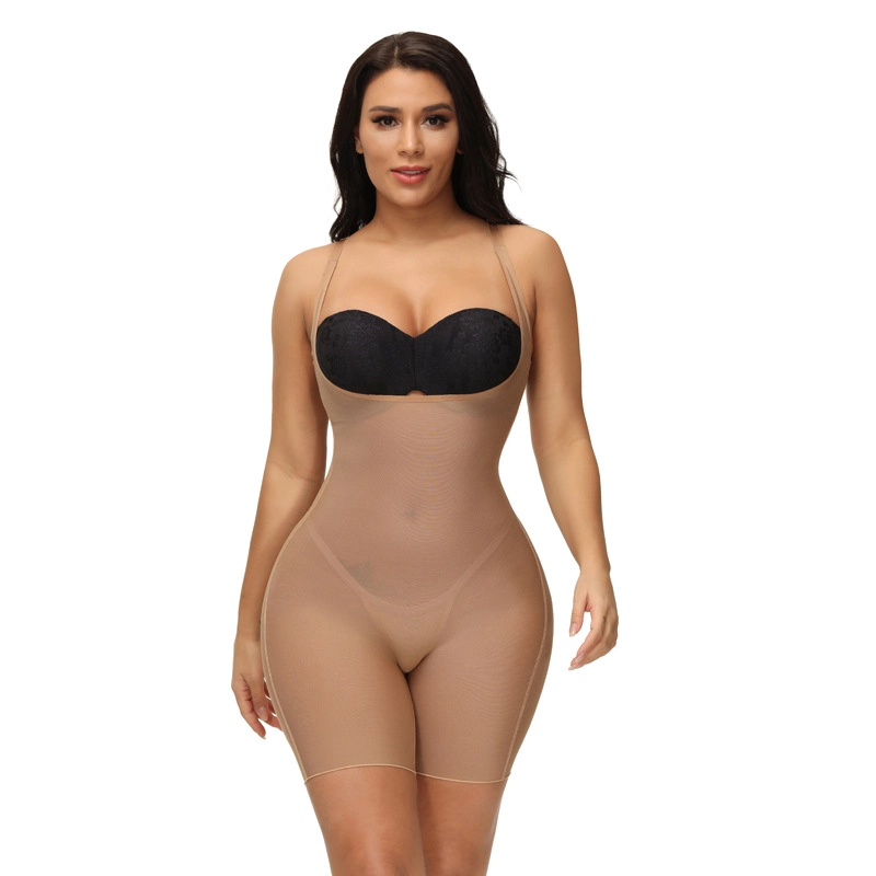 Square Neckline Double layered Invisible Bodysuit supplier