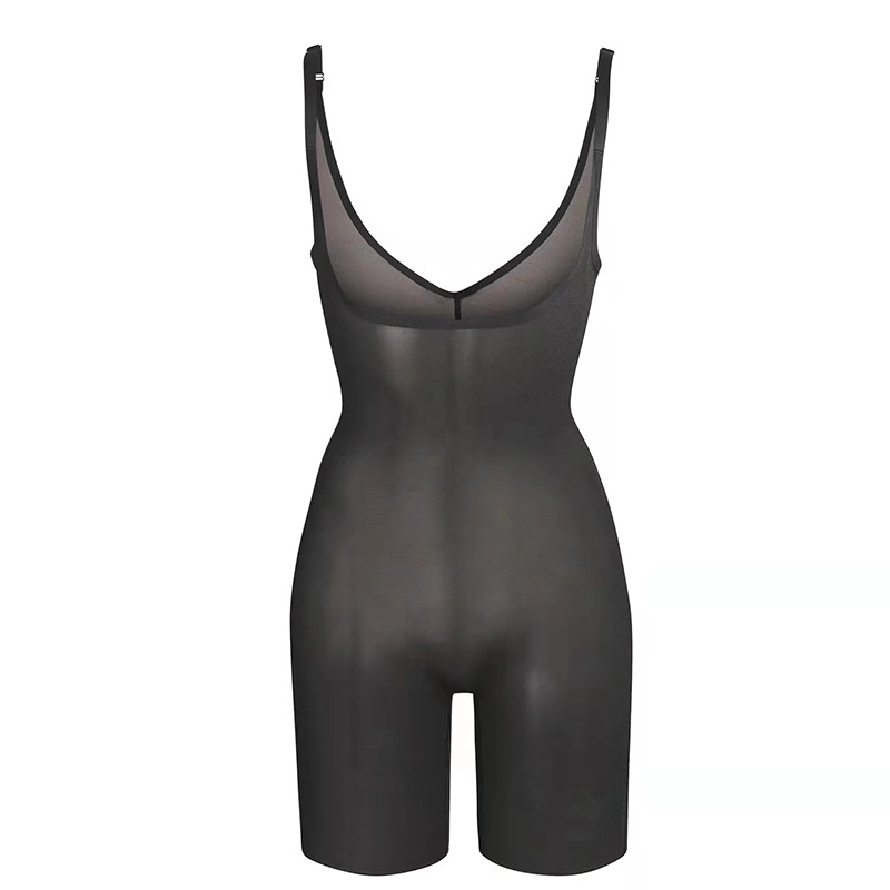 Square Neckline Double layered Invisible Bodysuit supplier