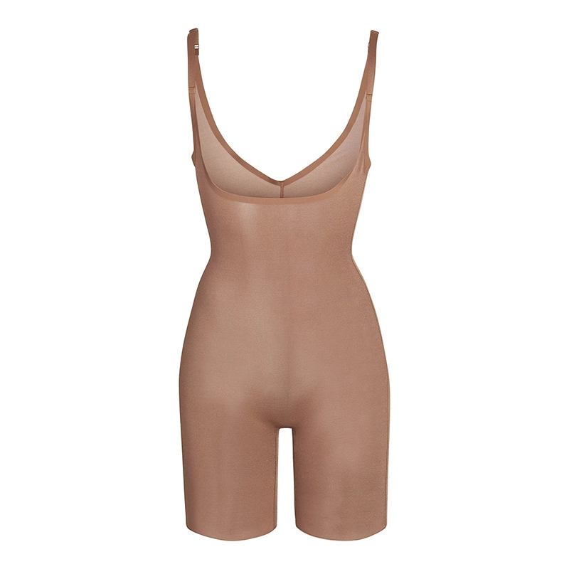 Square Neckline Double layered Invisible Bodysuit supplier