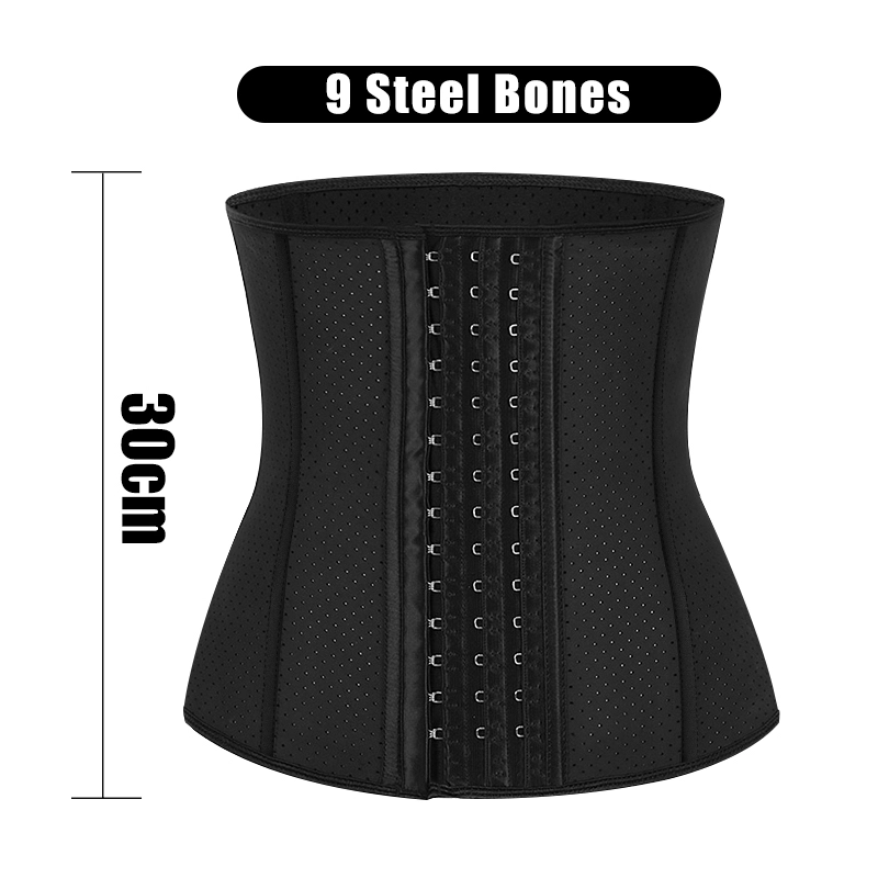 Corsetto disossato d'acciaio 9 dell'allenatore 9 della vita del lattice colombiano sexy De Shaper all'ingrosso