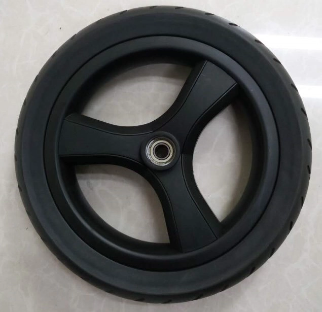 China 10 inch PU banden, massieve banden, 10 inch wielen voor kar, kleine MOQ baby wielen, kleine orde massieve banden leverancier fabrikant